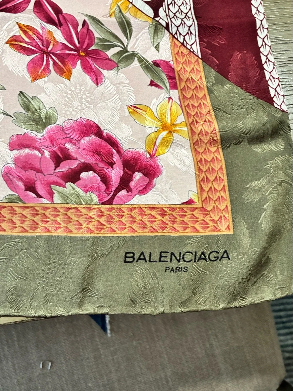 Balenciaga luxurious silk